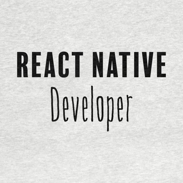 React Native Developer by FluentShirt